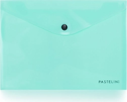 Ovitek z gumbkom A5 Pastelini zelen