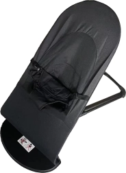 Otroški gugalni ležalnik – črn