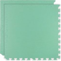 Mehka penasta podloga HUMBI 120 × 60 cm, vodoodporno veliko puzzle, 2 kosa, mint