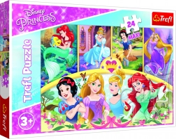 Puzzle Maxi 24 kosov – DISNEY princese, čar spominov