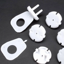 Varnostni pokrov za električno vtičnico – okrogel (12 kos)