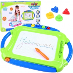 Barvna magnetna risalna tabla z žigi – Znikopis