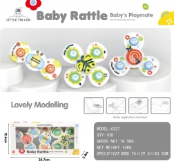 Komplet otroških spinnerjev 3v1: pikapolonica, metulj, čebela s priseski