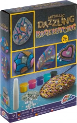 Grafix slikanje na kamenčke Metallic Dazzling – kreativni komplet