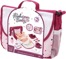 Komplet za nego punčke s prenosno torbo in stekleničko