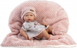 Guca realistična punčka novorojenčica 38 cm s celovinilnim telesom