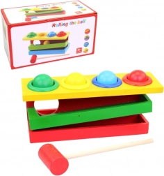 Lesena kladivo igrača za otroke