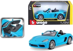 Bburago 1:24 Porsche 718 Boxster Modra
