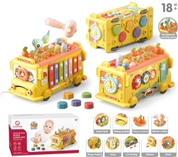 Izobraževalni avtobus s zvončki in kladivcem