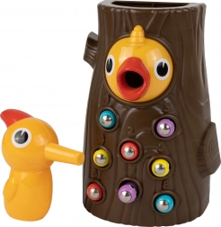 Magnetna spretnostna igra Detel in črvički