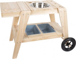 Lesena zunanja kuhinjica za otroke small foot – kompaktna mobilna mud kitchen