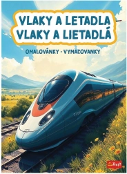 Pobarvanke vlaki in letala 20 × 27,5 cm