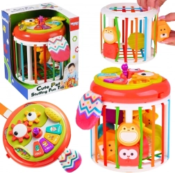 Woopie interaktivna senzorična kocka in valj z glasbeno ploščo