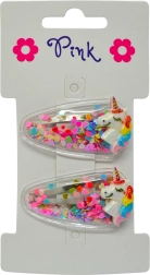 Unicorn Hair Clips, 2 pcs