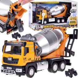 Mešalnik za beton z zvočnimi in svetlobnimi učinki