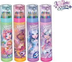 Barvice NEBULOUS STARS v tulcu z vgrajenim šilčkom (18 barv)