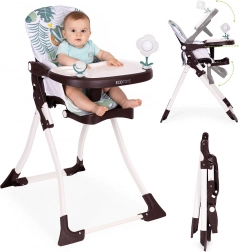 Zložljiv jedilni stolček s hračkami ECOTOYS