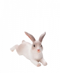 MOJO ležeči zajec – realistična plastična figurica