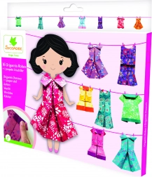 Pockets origami oblačila za papirnato punčko