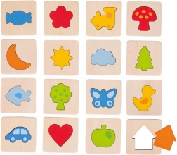 Tipalna igra Prepoznaj oblike v okvirčku