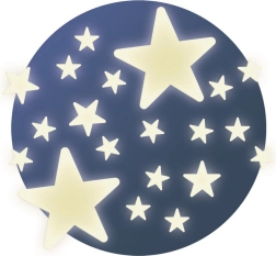 Djeco fosforescentne stenske nalepke zvezdice