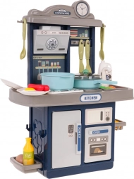 Otroška interaktivna kuhinjica z zvoki in lučmi, 28 delov – Modra