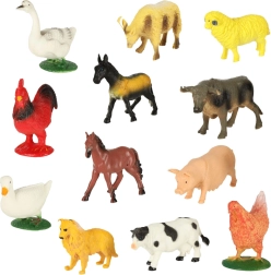 Set izobraževalnih figur živali na kmetijo