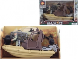 Vojna ladja z vojakom in dodatki