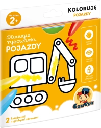 Long Coloring Pages Koloruję – Vehicles for Kids 2+
