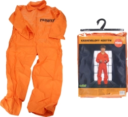 Otroški pustni kostum zapornika M (110–120 cm)