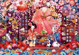 Sestavljanka Japonski čajni obred 500 kosov