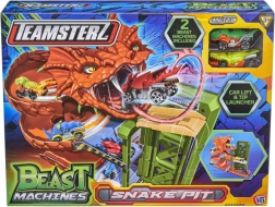 Teamsterz Kačja steza s piratsko garažo in 2 avtomobilčkoma