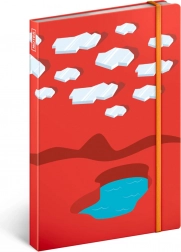 Beležka Ice Surfers s trdo vezavo