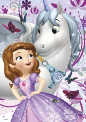 Dino sestavljanka Sofija in samorog 200 koščkov