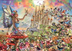 Educa sestavljanka Vila in metulji 500 kosov