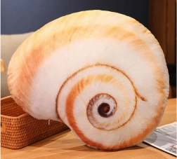 Plišasta igrača školjka - vzglavnik 50 x 40 cm