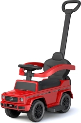 Otroški poganjalec z vodilno palico MERCEDES-BENZ G‑Class Baby Mix, rdeč