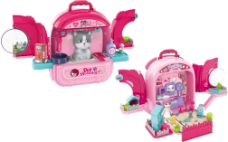 Bolnišnica za hišne ljubljenčke v nahrbtniku za mačke