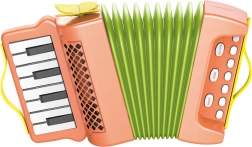 potegovalna harmonika akordeon za otroke 23 cm