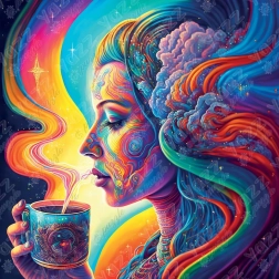 Kvadratne puzzle Sveto kakav 1023 koščkov od Yazz