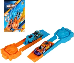 Set kovinskih avtomobilčkov z izstreljevalniki