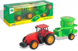 Traktor s prikolico na vztrajnik