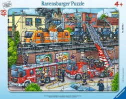 RAVENSBURGER Puzzle Gasilci v akciji 48 koščkov