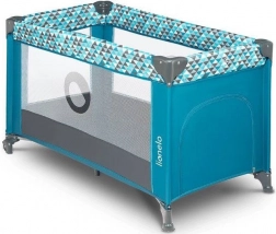 Potovalna posteljica Lionelo Stefi – Turkizna