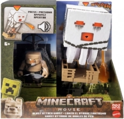 Minecraft napadalni Ghast s projektili – interaktivna figurica