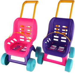 Teddies voziček za punčke Buggy Sport rožnato‑vijoličen