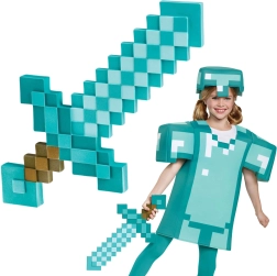 Minecraft diamantni meč 51 cm – otroški pustni in cosplay dodatki