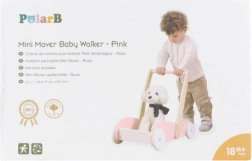 Leseni hojnik za malčke rožnat