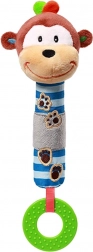 plišasta piskajoča igrača s grizalom BABY ONO – opička