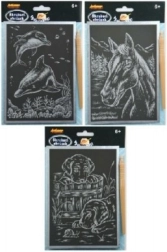 Srebrne praskanke A5, mešanica motivov – 1 kos